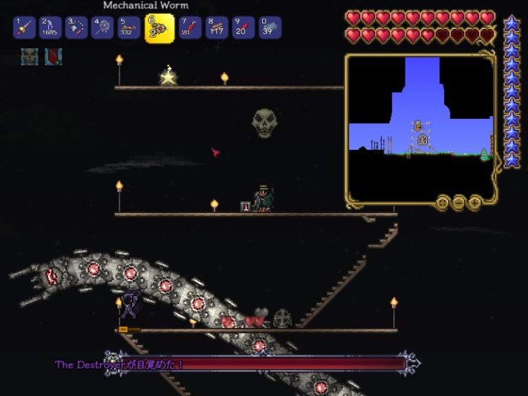 【テラリア・ボスモンスター】デストロイヤーを攻略！ Shigure Factory